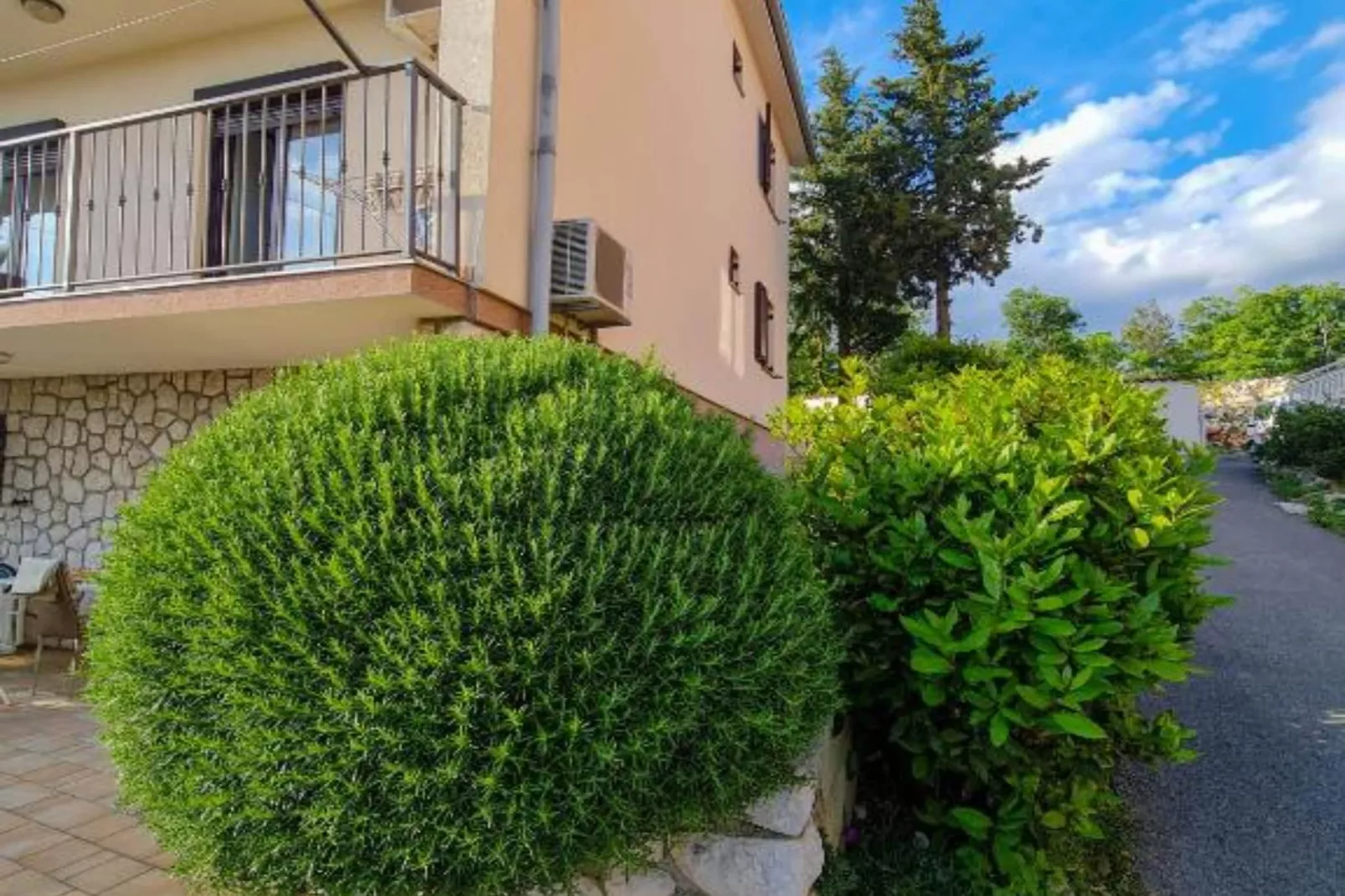 Apartments Marko - Three Bedroom Apartment with Sea View - Gardens in summer