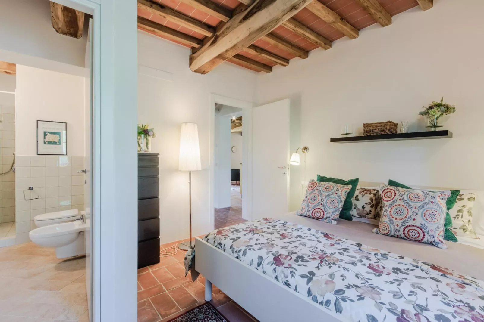Casa Lucchese at Borghetto Farmhouse - Schlafzimmer
