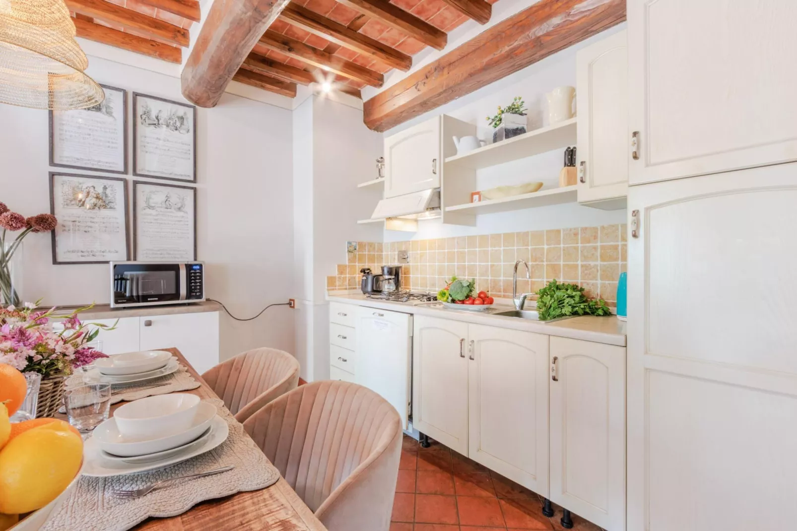 Jacopo Farmhouse Apartment in Wine Resort in Lucca - Kitchen
