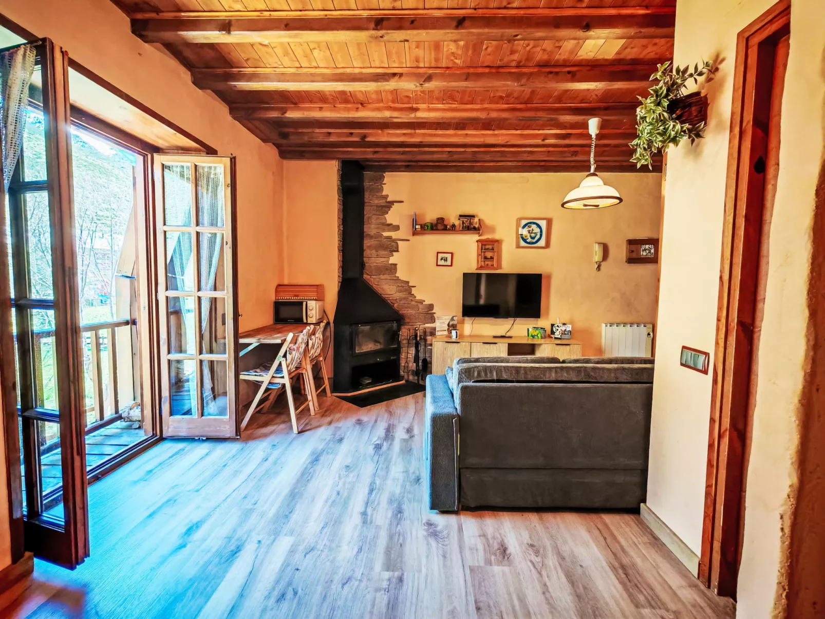 Studio mit Kamin Cosmos 3 Vall de Boí - Drinnen