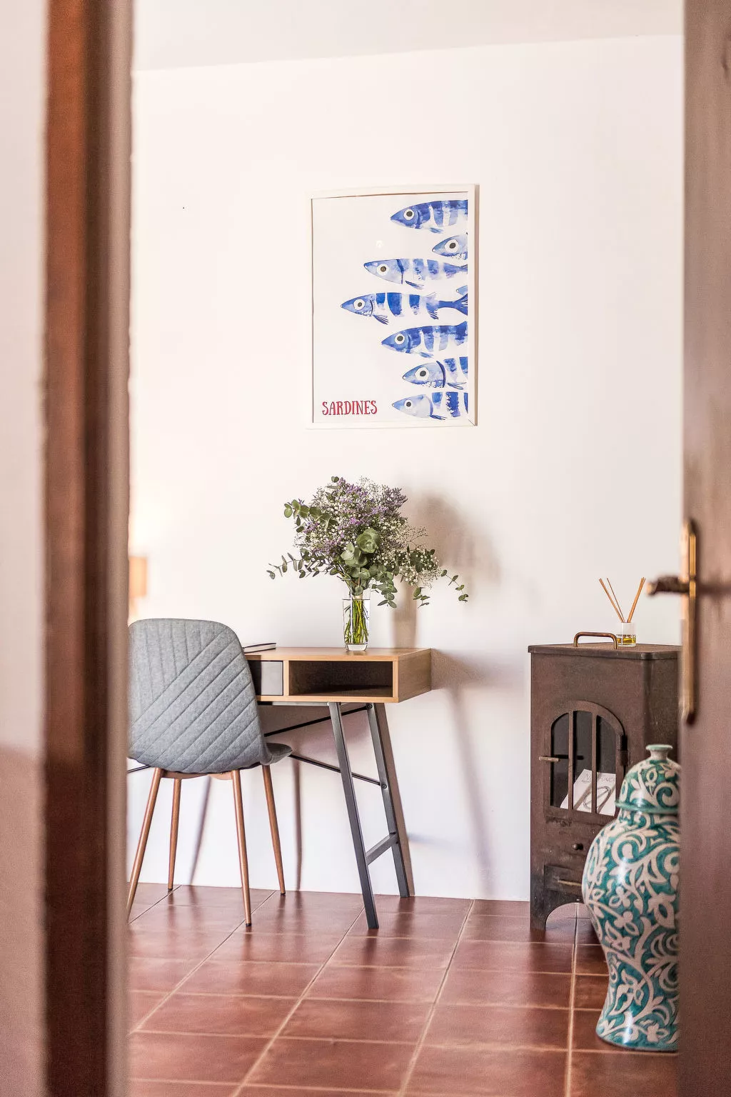 Wohnung mit großer Dachterrasse in Vejer - Dedans
