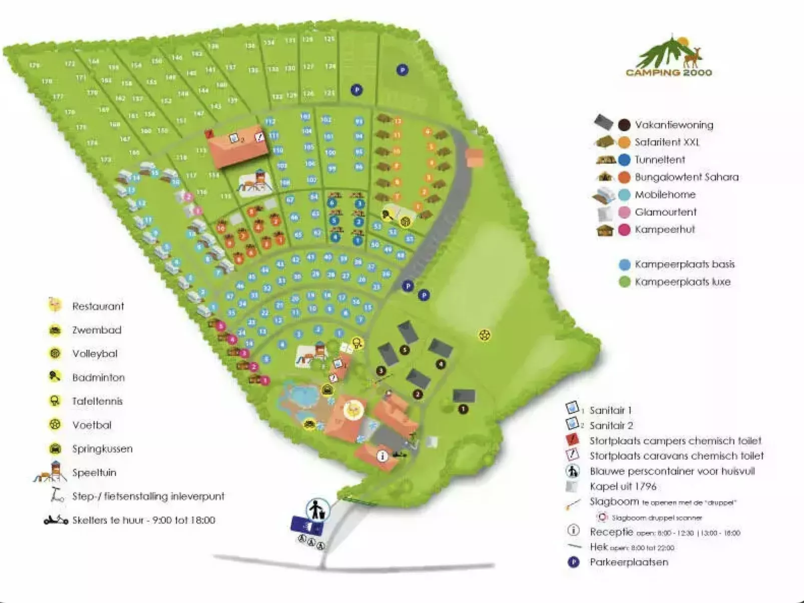 Camping 2000 - Safaritent Medium - Draußen