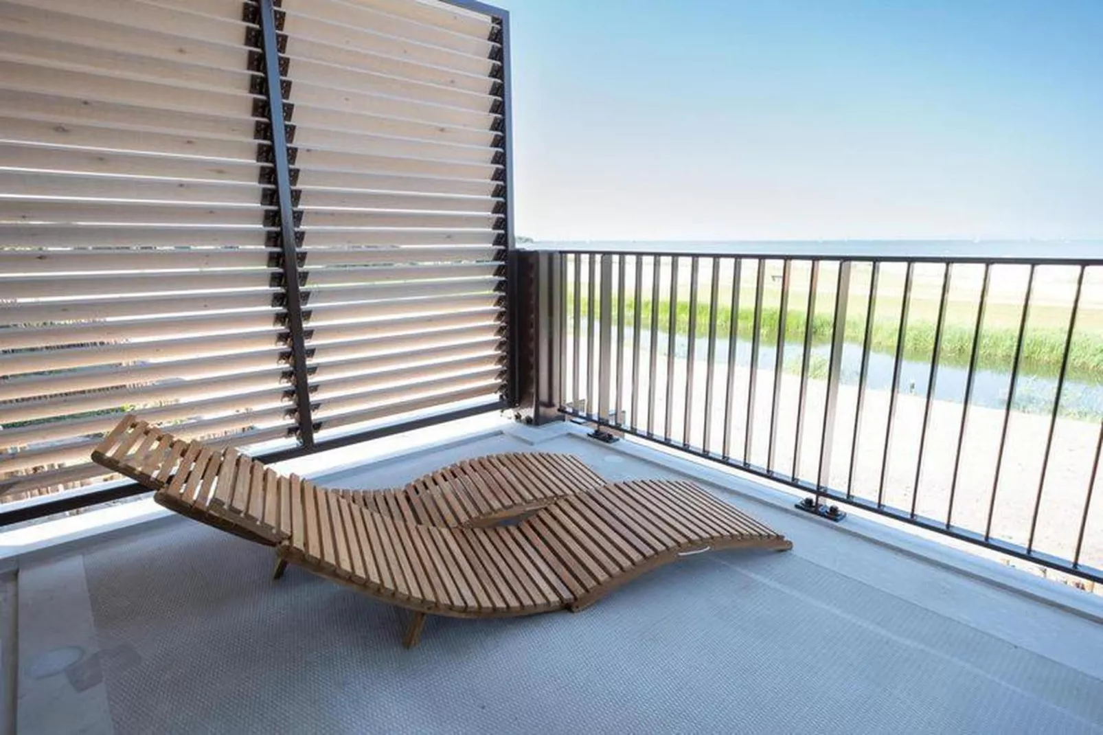 Luxury Beach Apartment | 4 Pers. - Terrasse/Balkon