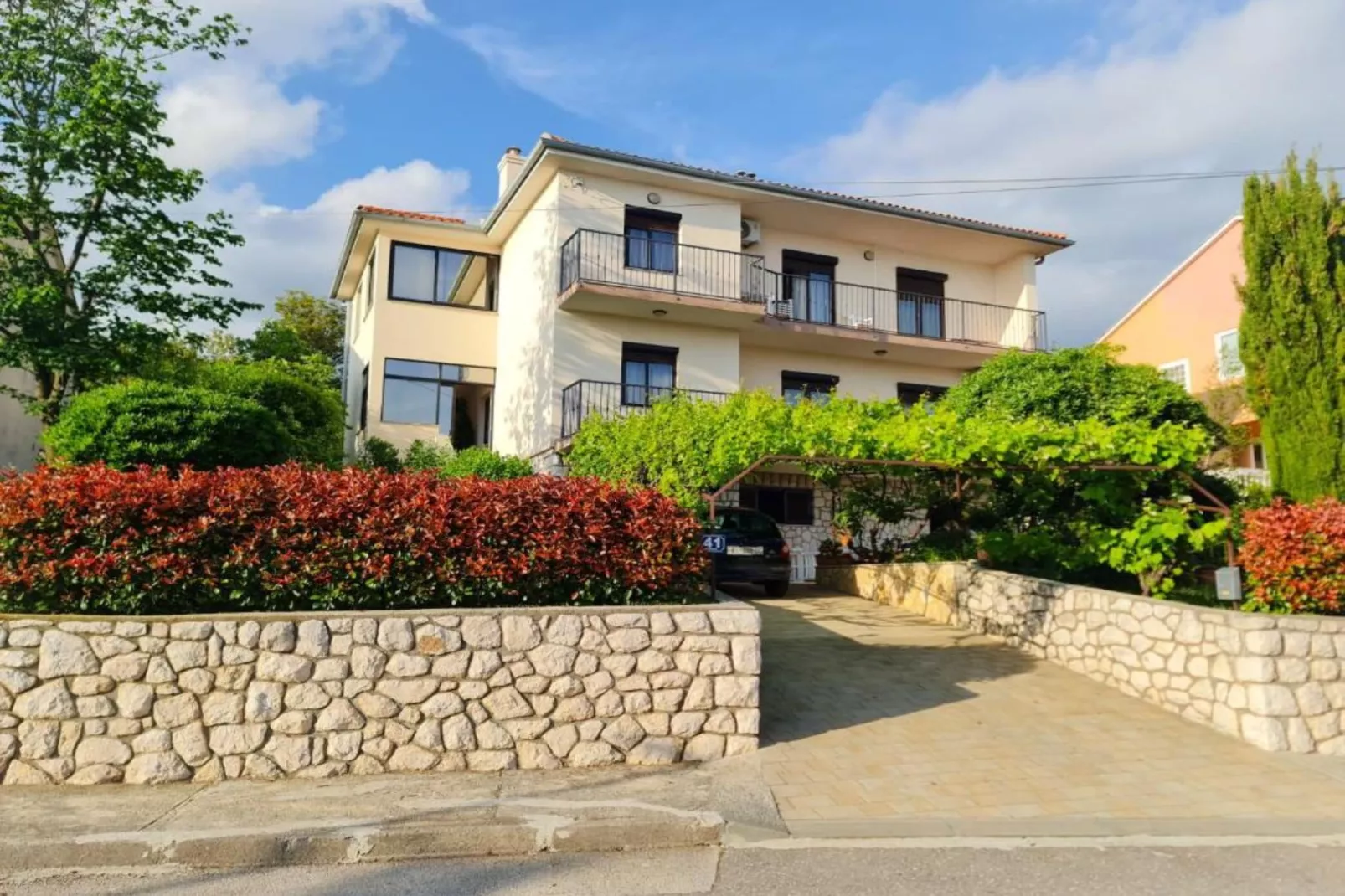 Apartments Marko - Three Bedroom Apartment with Sea View - Outdoor