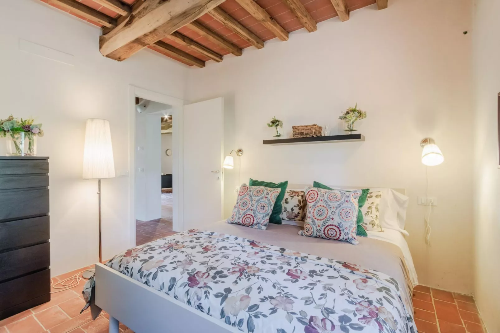 Casa Lucchese at Borghetto Farmhouse - Schlafzimmer