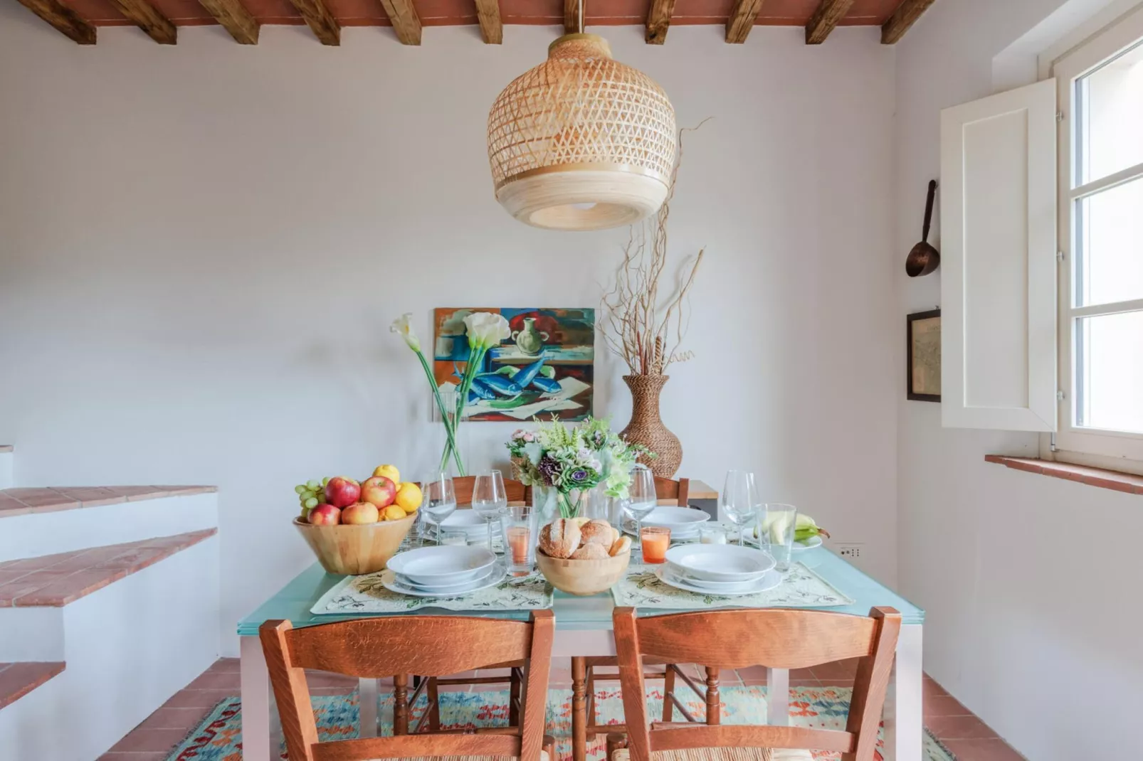 Casa Bellavista at Borghetto Farmhouse - Esszimmer
