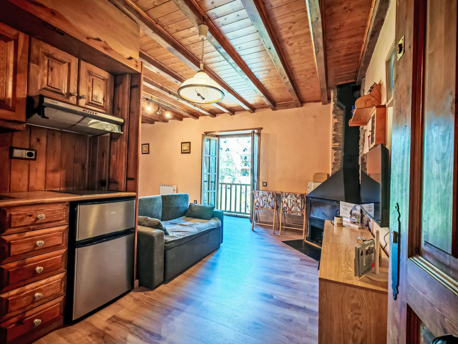 Studio mit Kamin Cosmos 3 Vall de Boí - Drinnen
