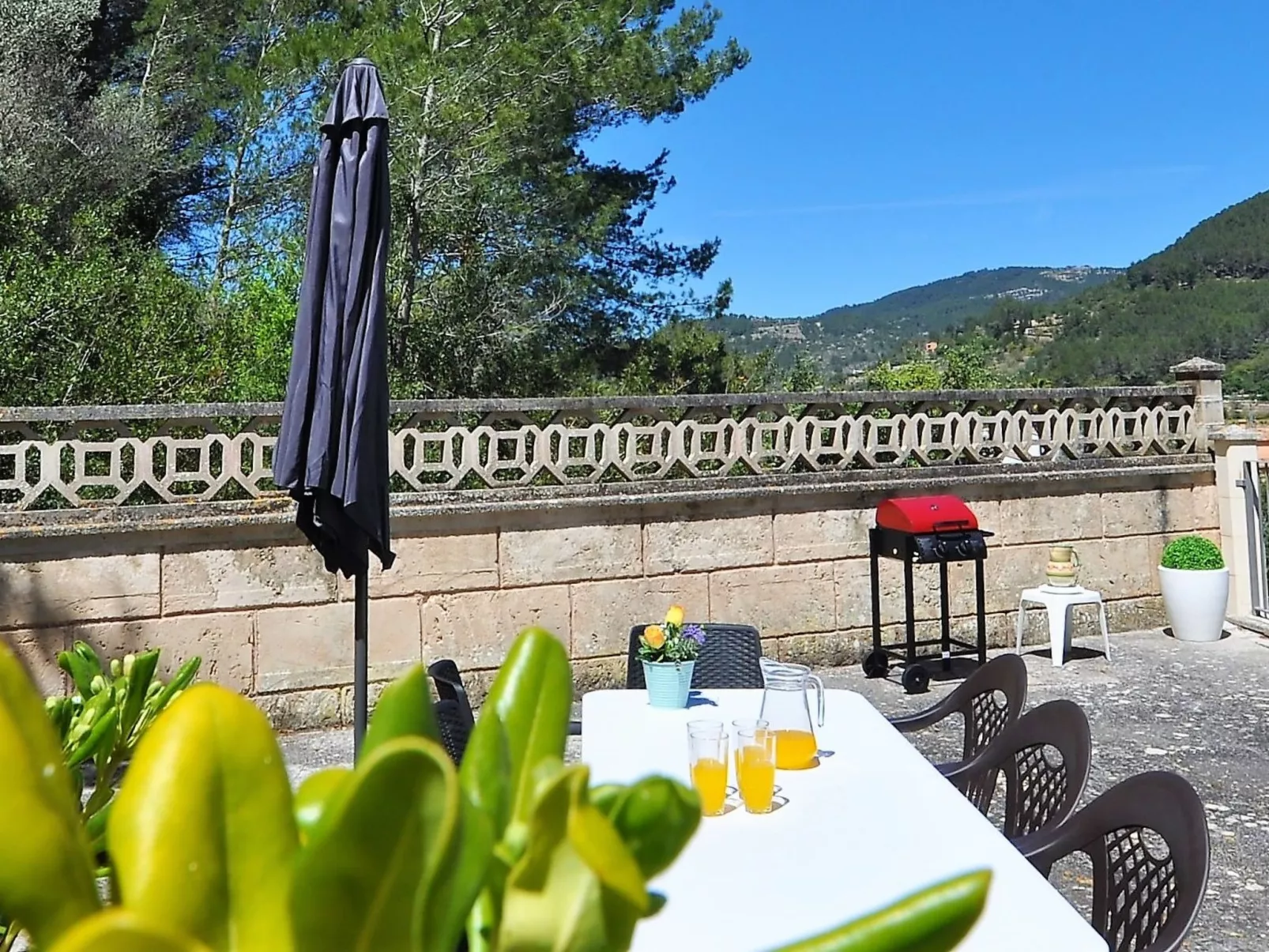 Villa con piscina privada, wifi, aire acondicionado y vistas a montaña ideal pa - Draußen