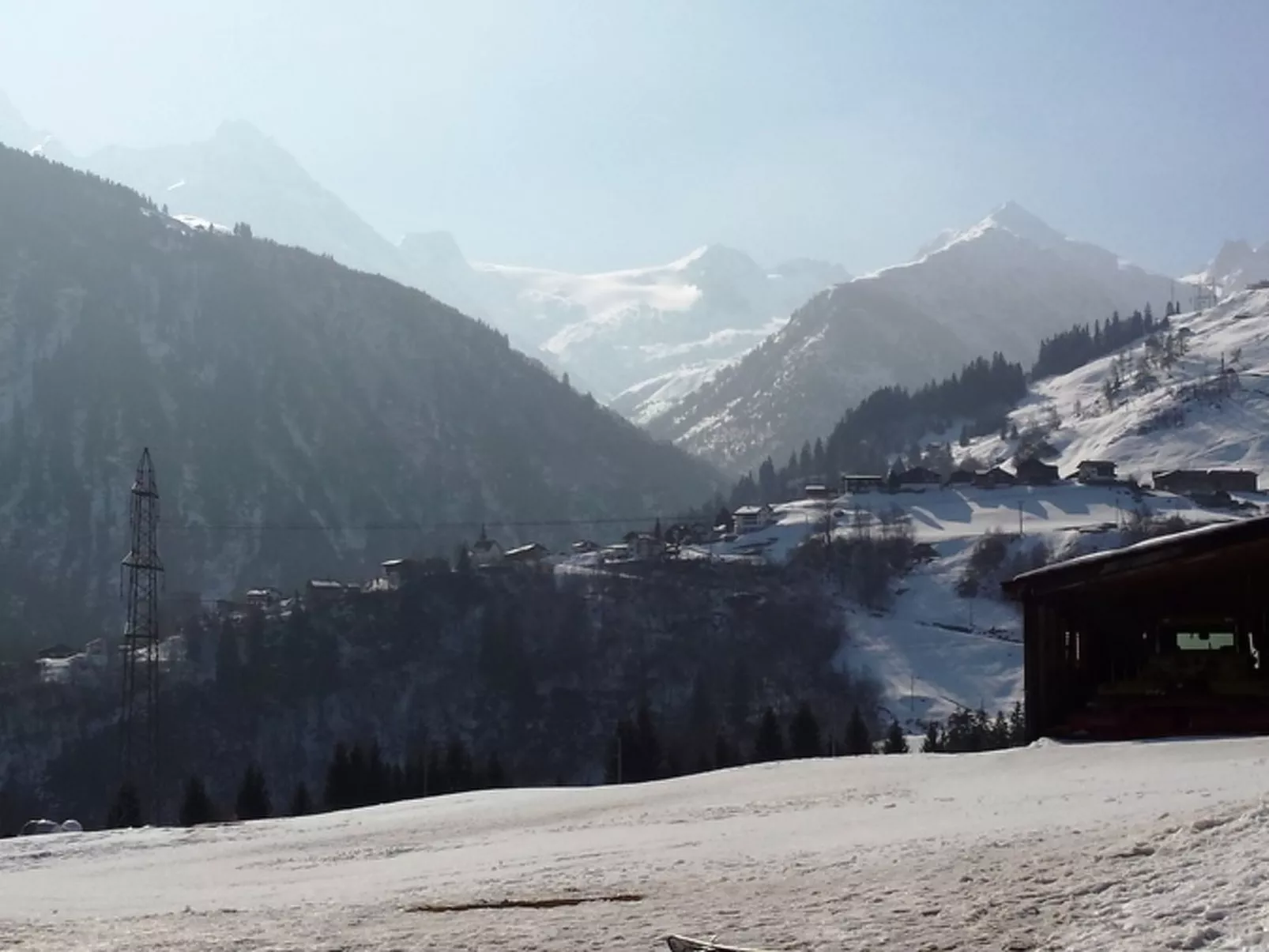 Casa Sax 5 Church, (Disentis/Mustér). - Draußen
