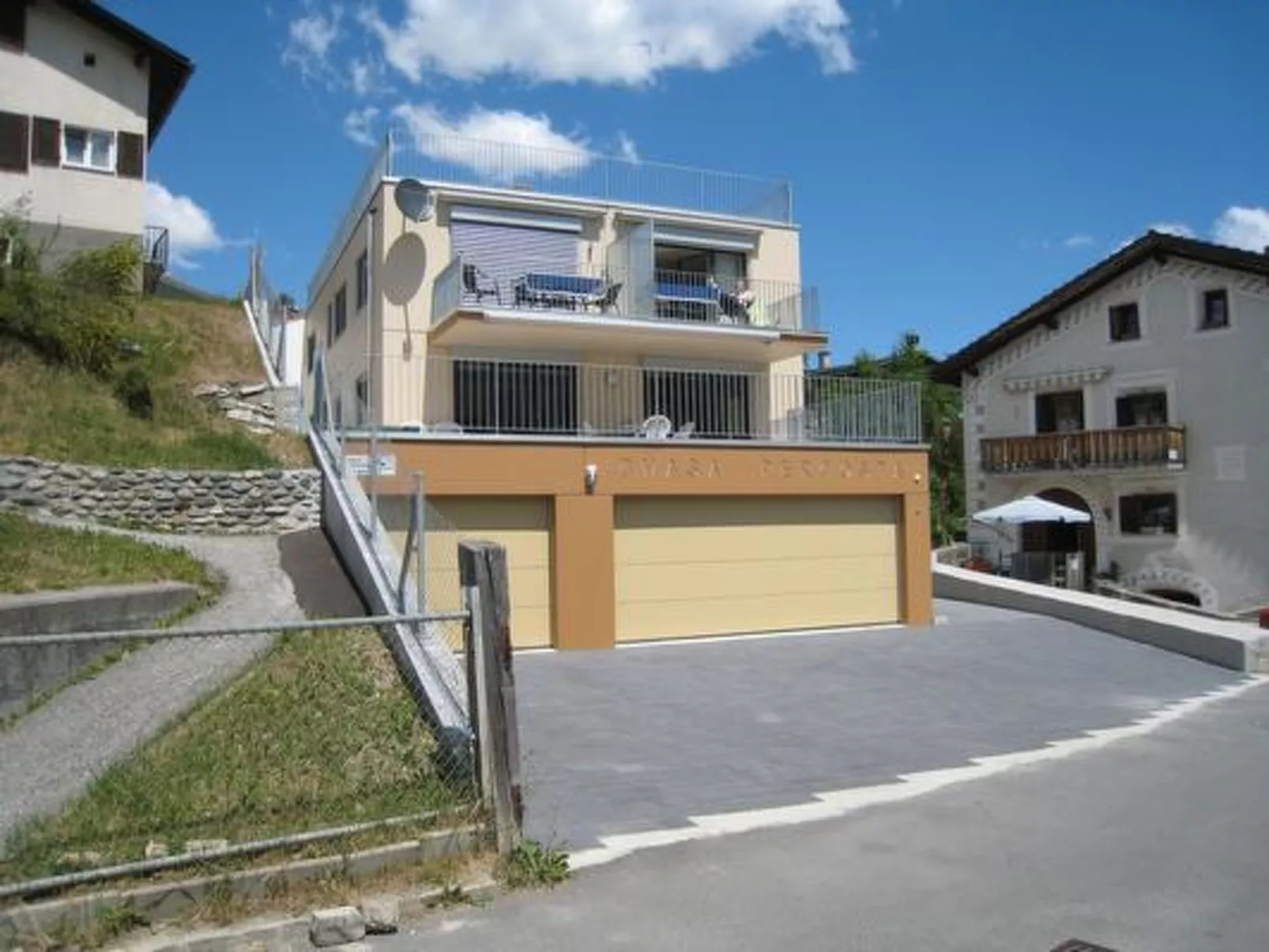 Chasa Percosta, (Scuol). - Draußen