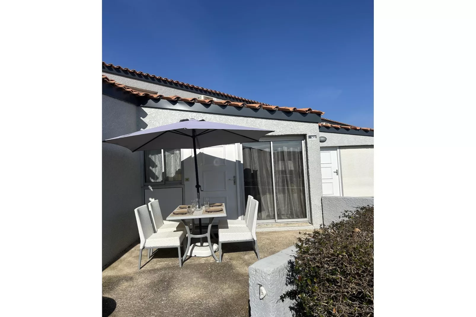 Les Jardins de Neptune MAISONNETTE DUPLEX 4/6 pers CLIMATISÉE OTA - Terrace balcony