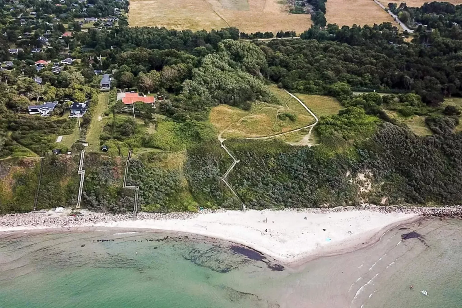 5 Sterne Ferienhaus in Liseleje - Wasserblick