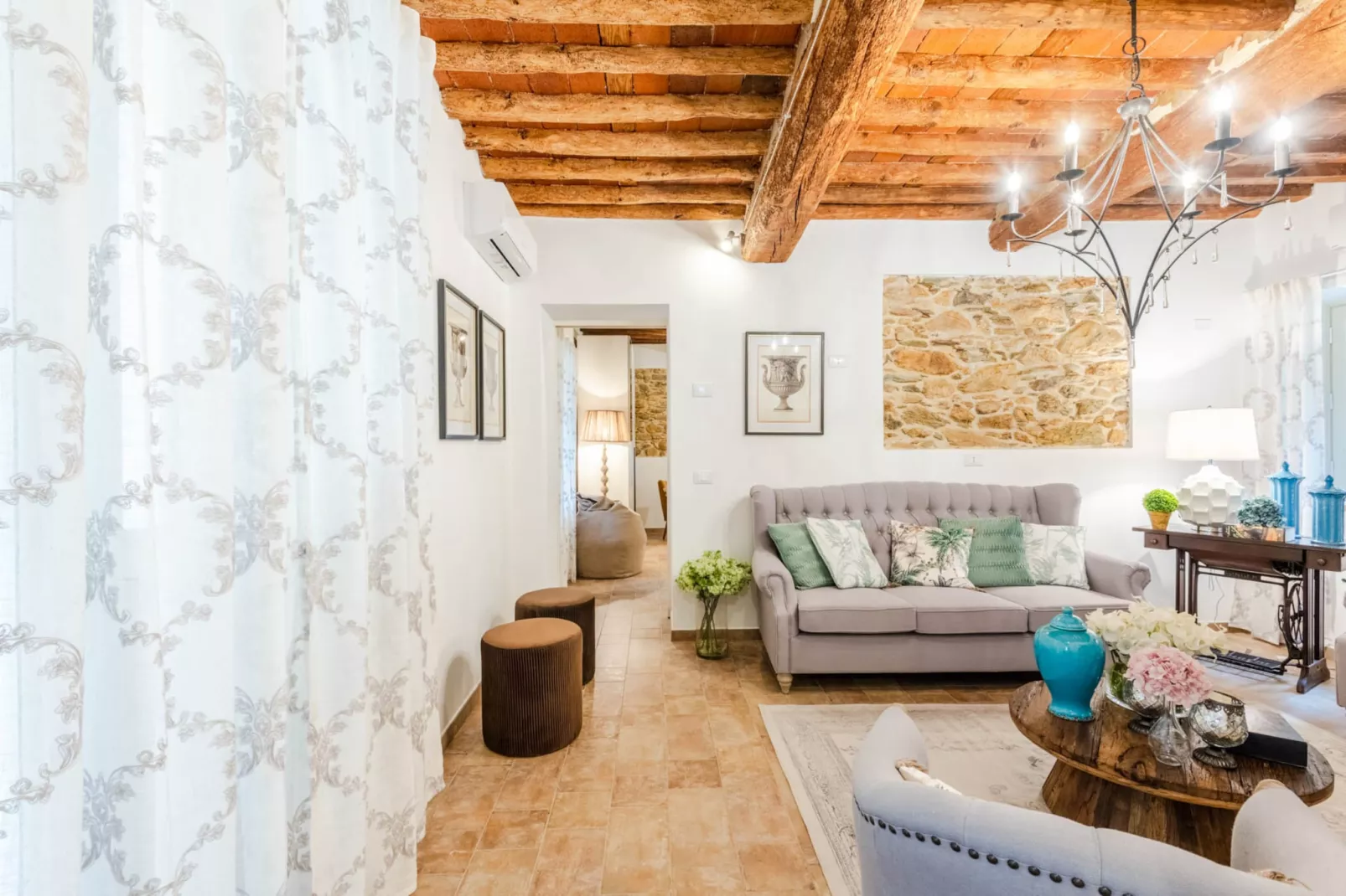 Molino Giusti Farmhouse - Wohnzimmer