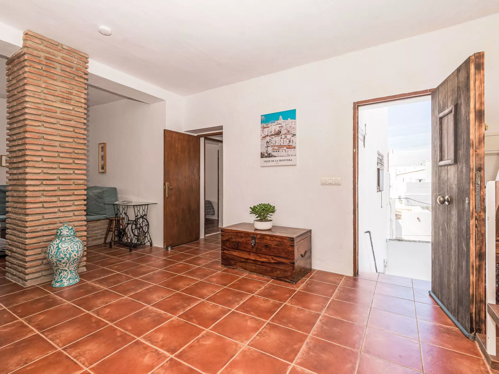 Wohnung mit großer Dachterrasse in Vejer - Dedans