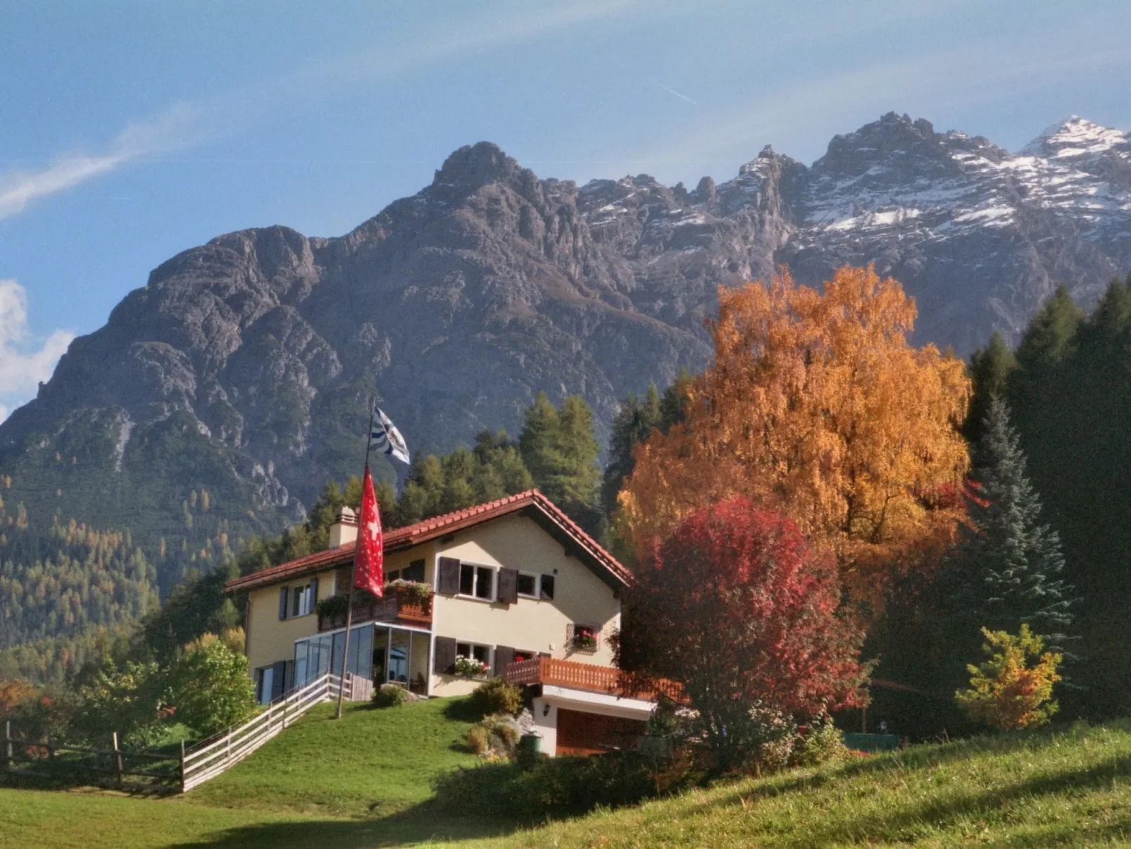 Forsthaus Falkenstein, (Tarasp). - Draußen