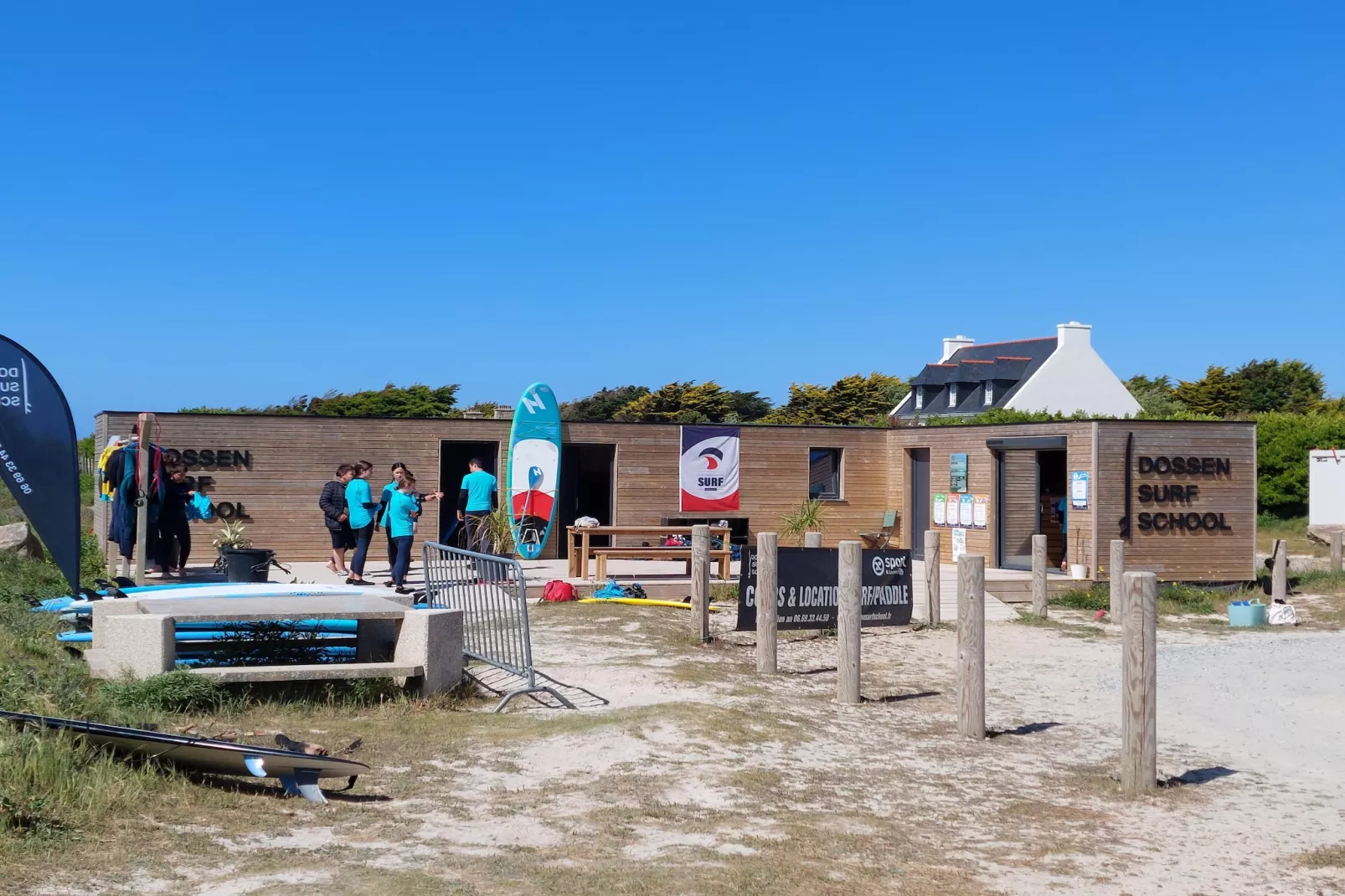 Ebenerdiges Ferienhaus in Strandnähe Santec - Gebiete Sommer 5 km