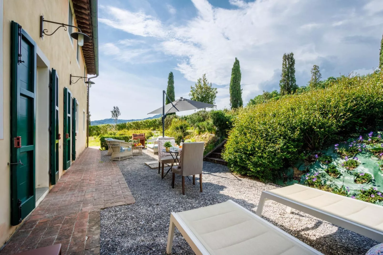 Donato, Farmhouse Apartment with Pool - Terrasse/Balkon