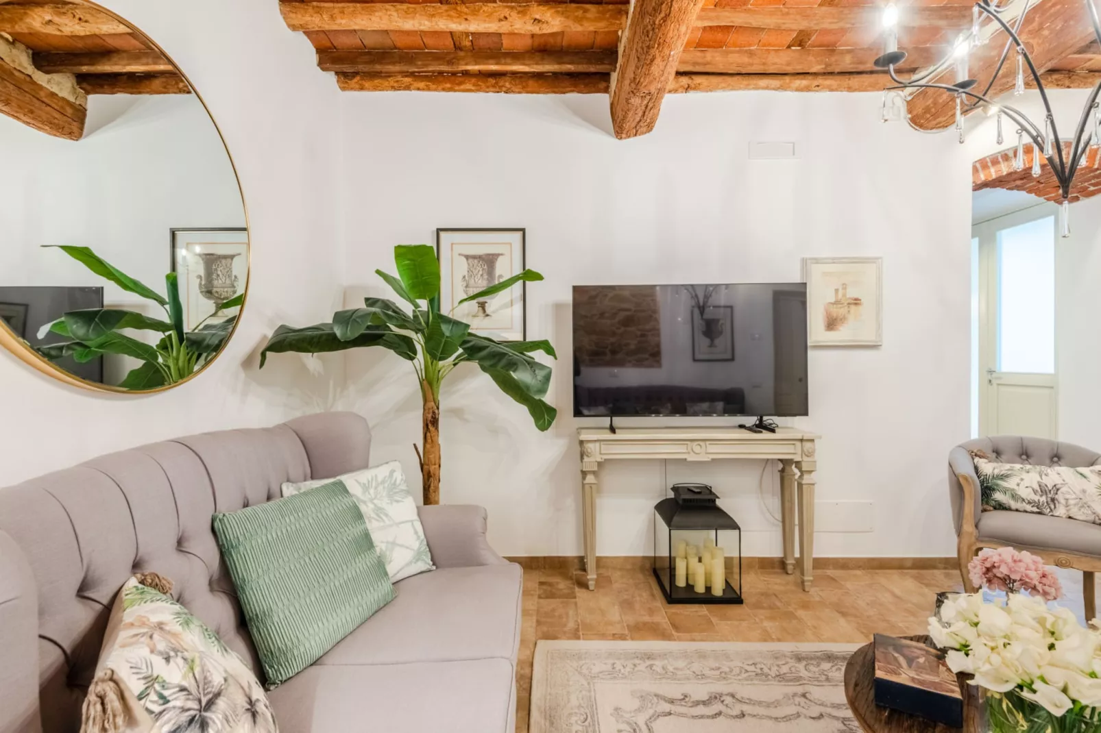 Molino Giusti Farmhouse - Wohnzimmer