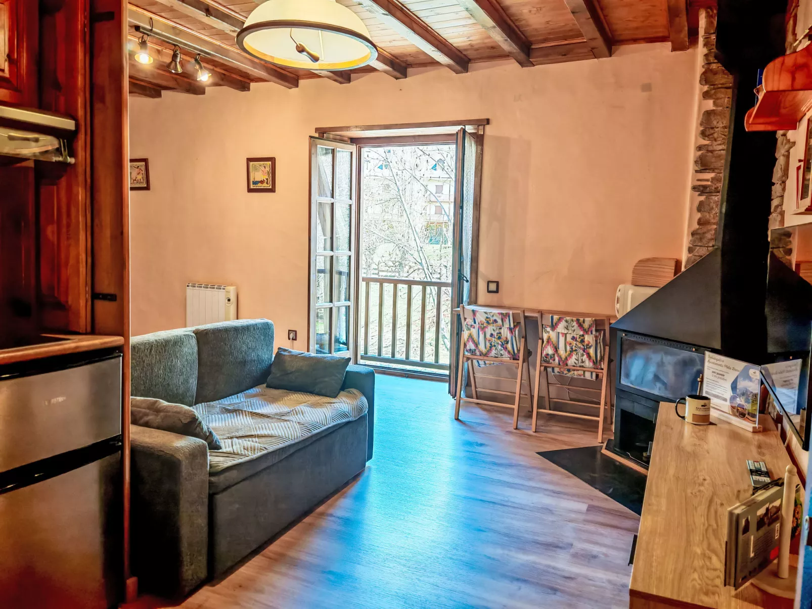 Studio mit Kamin Cosmos 3 Vall de Boí - Drinnen