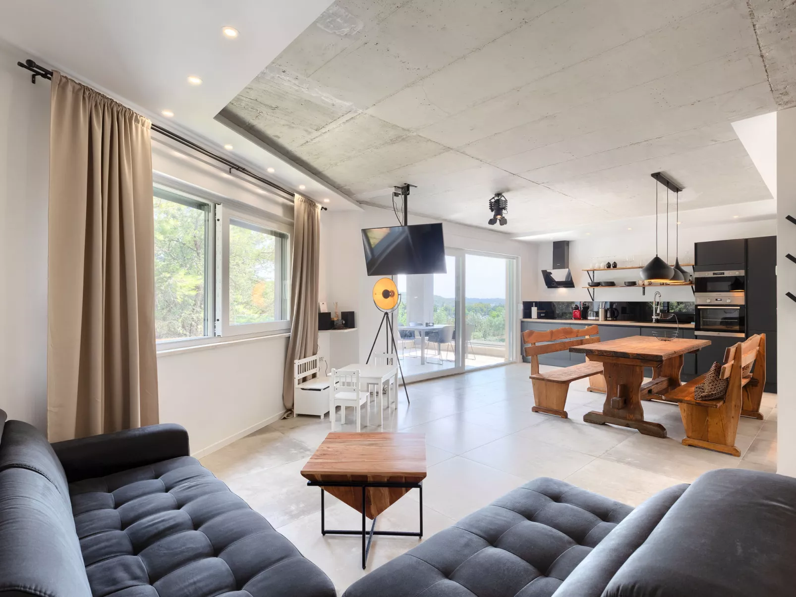 Villa Black and White - Dedans