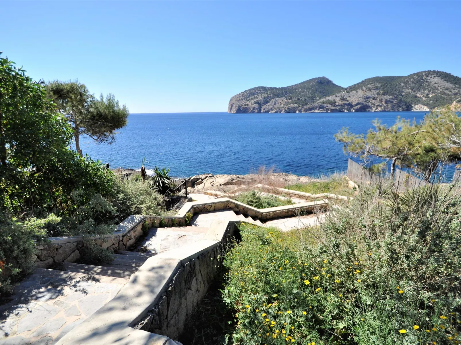 Villa CA TOTHOM con vistas al mar Camp de Mar para 8 personas (4 habitaciones) - Draußen