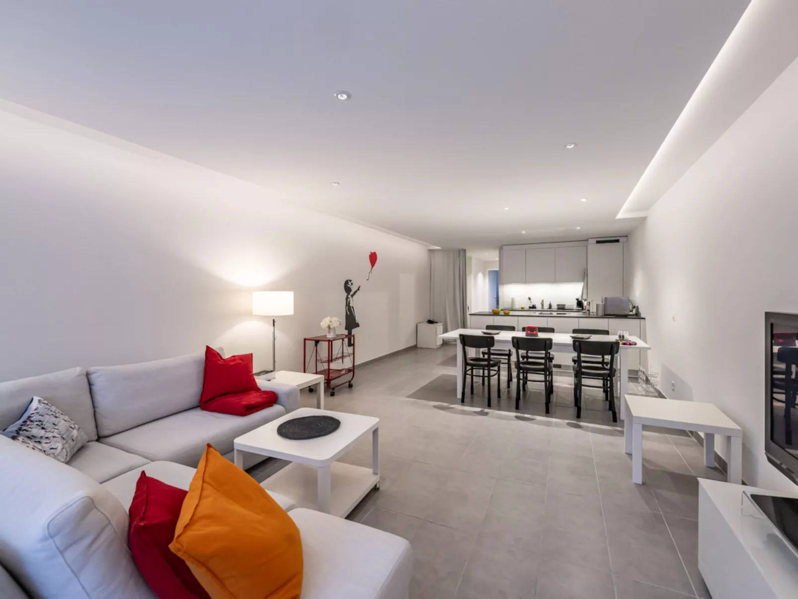 Rancho 121, (Laax Uletsch). 2.5 Zimmerwohnung, 70m², Dusche, sep. WC, für 3 Per - Dedans