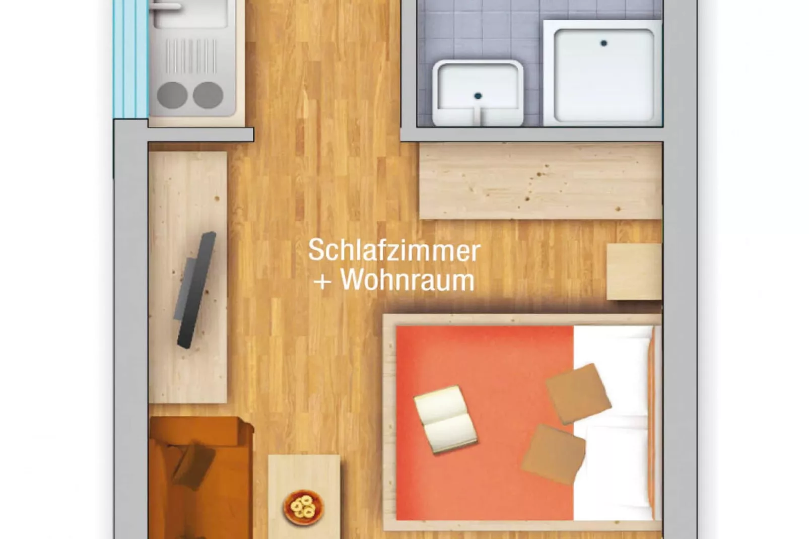 Apart Fliana Mathon - Floor plan