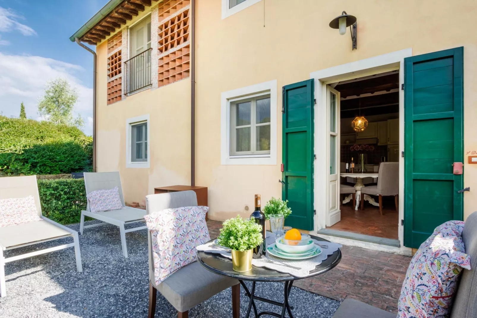 Donato, Farmhouse Apartment with Pool - Terrasse/Balkon