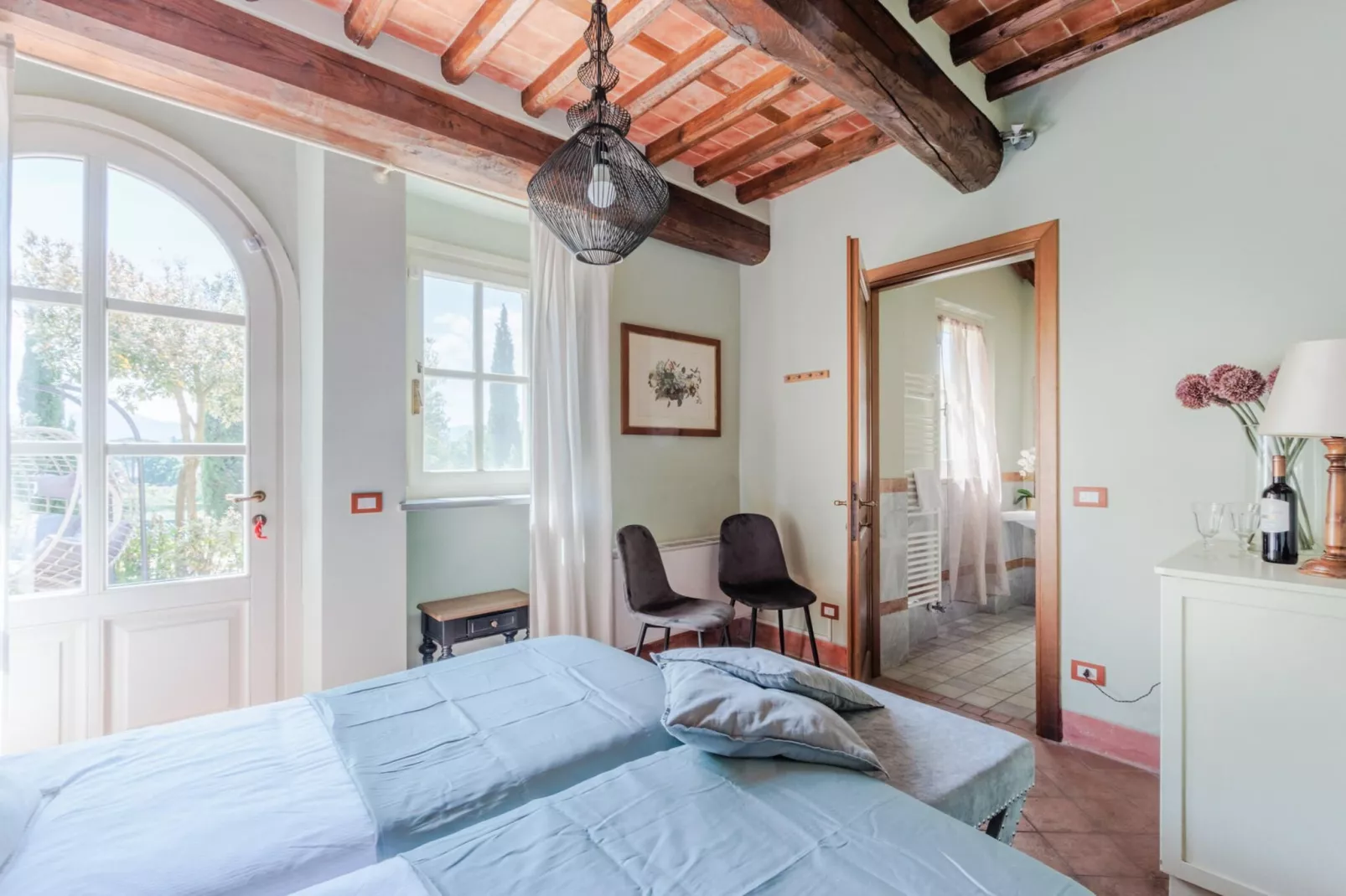 Elisa Farmhouse Apartment in Wine Resort - Schlafzimmer
