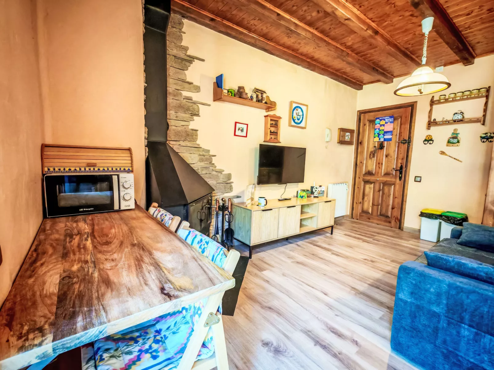 Studio mit Kamin Cosmos 3 Vall de Boí - Drinnen
