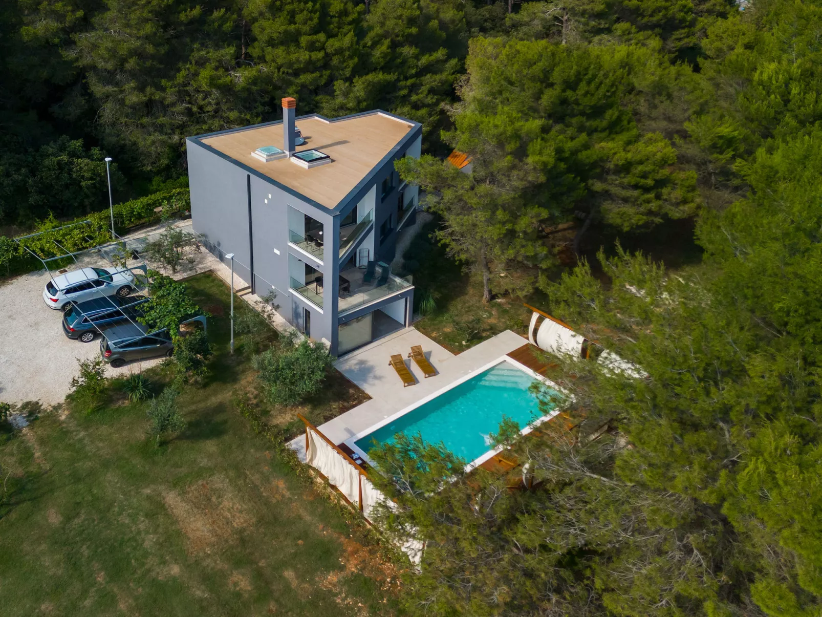 Villa Black and White - Dehors