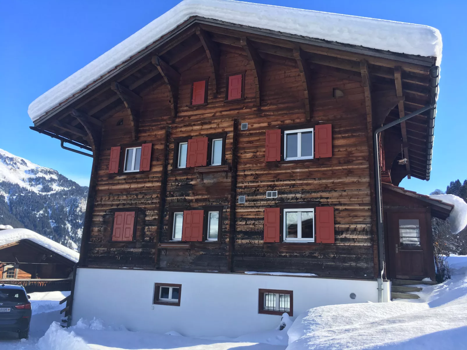 Charmantes Alpen-Appartement in Conters (Davos-Klosters/Parsenn). - Dehors