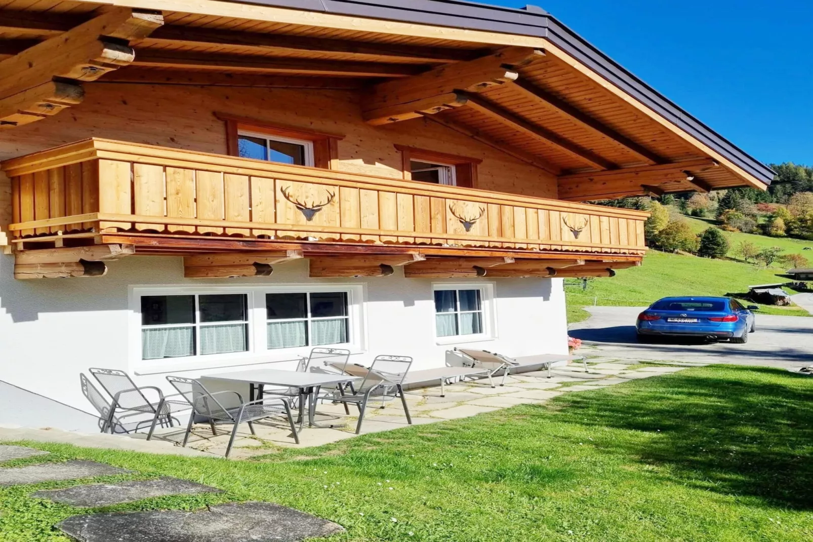 Ferienhaus Aigenberg - Terrasse/Balkon