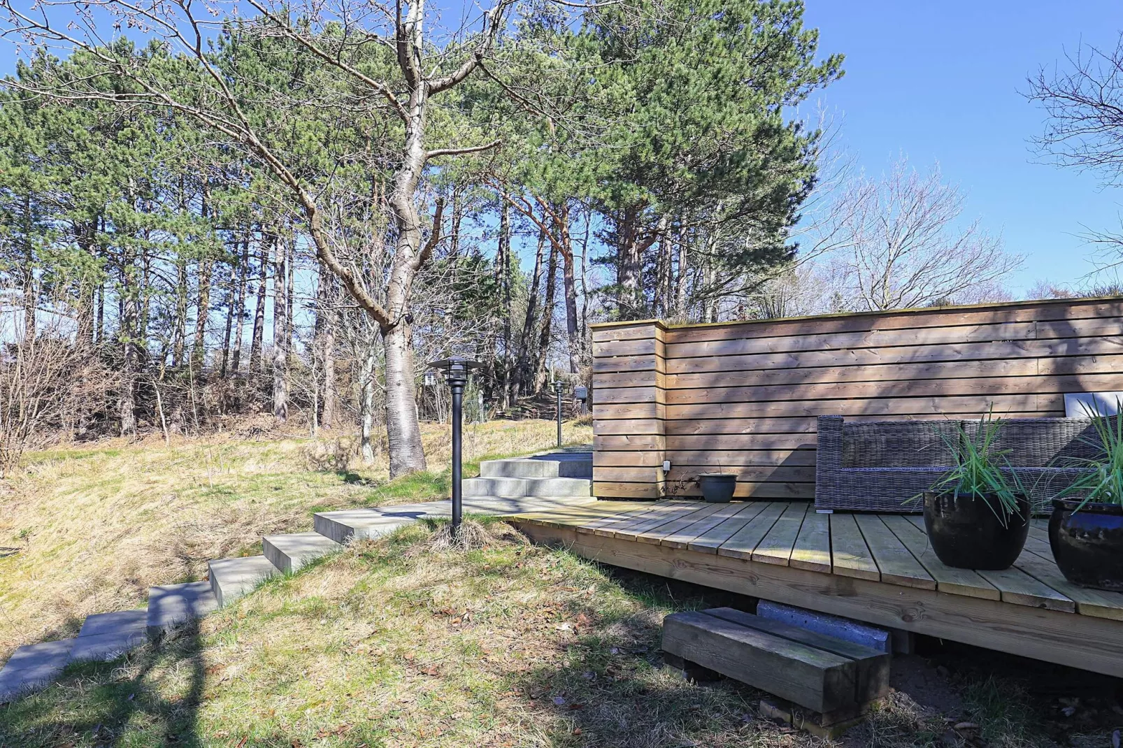 Retraite avec espace lounge extérieur - Vue