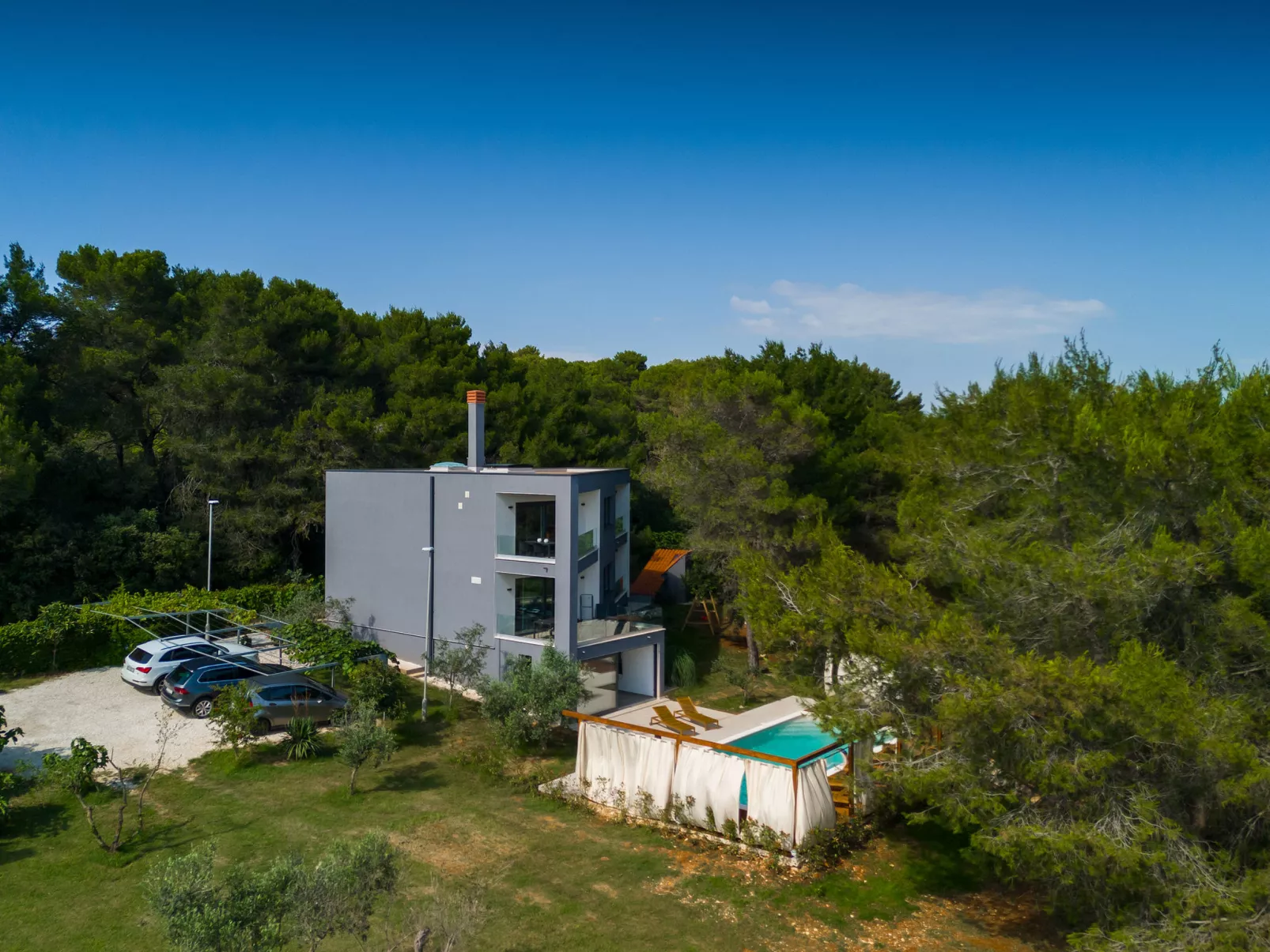 Villa Black and White - Dehors