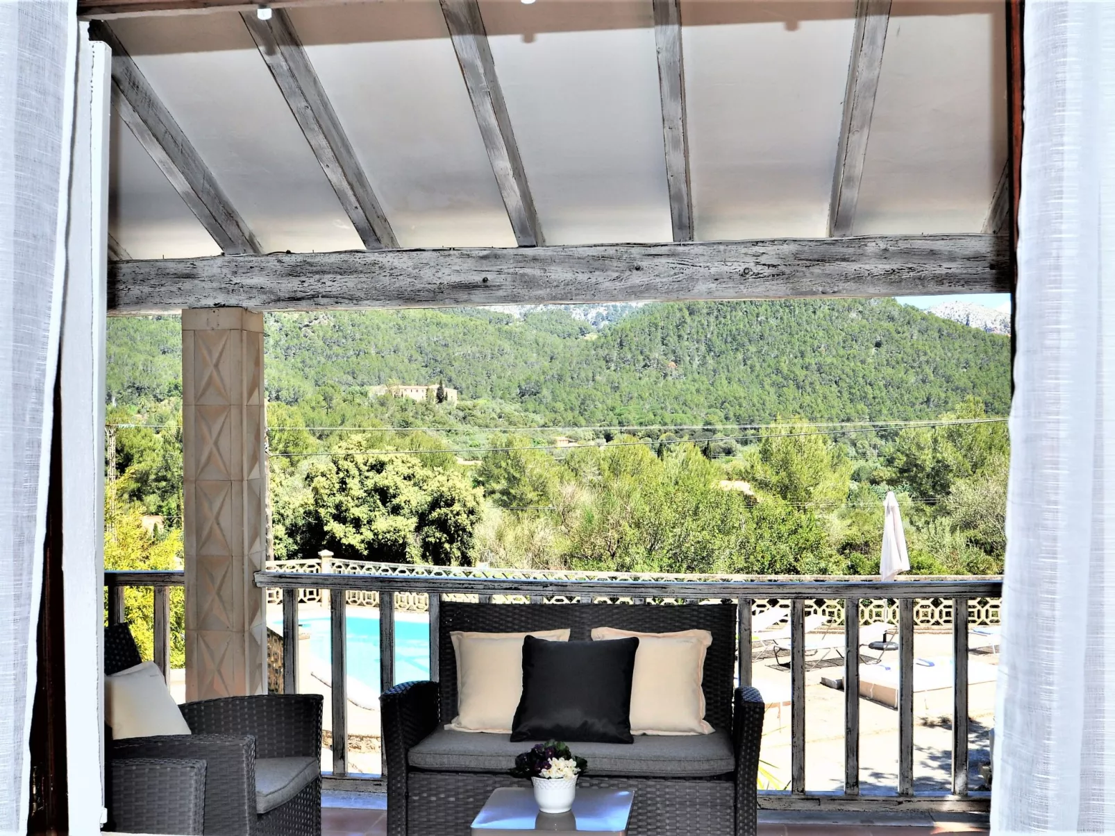 Villa con piscina privada, wifi, aire acondicionado y vistas a montaña ideal pa - Draußen