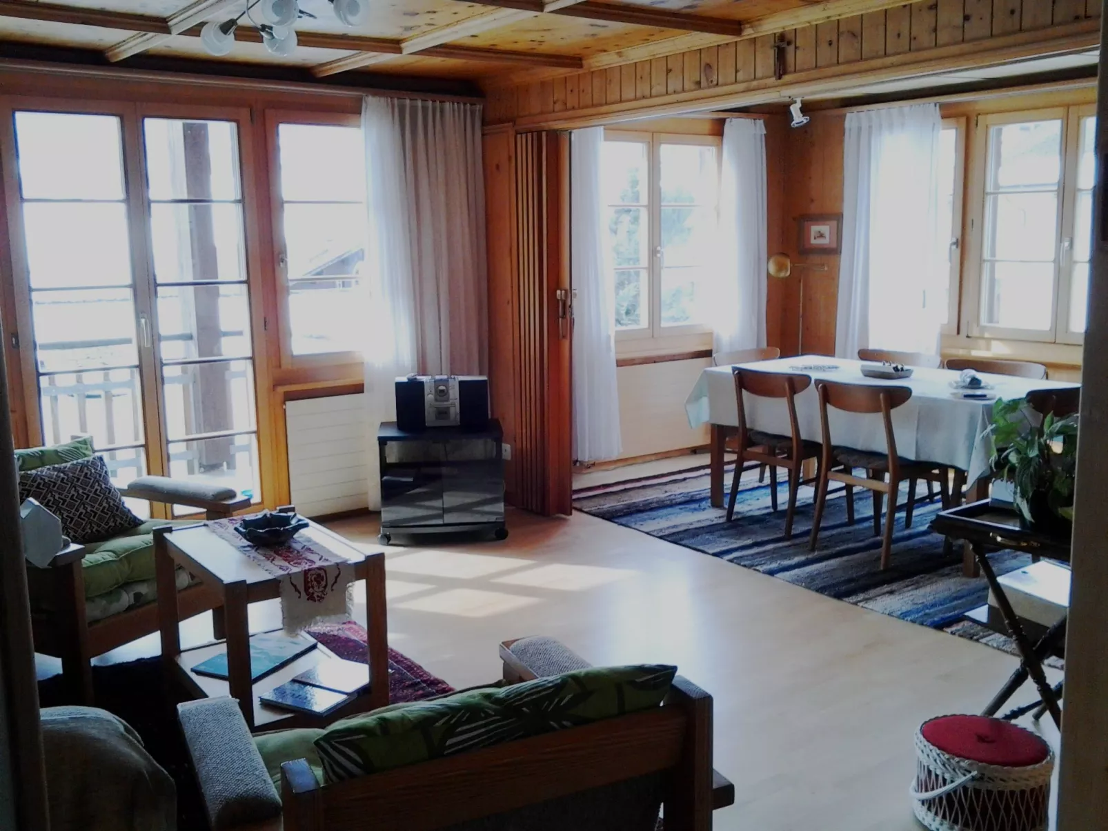 Chalet Scaletta de Castelberg, (Disentis/Mustér). - Drinnen