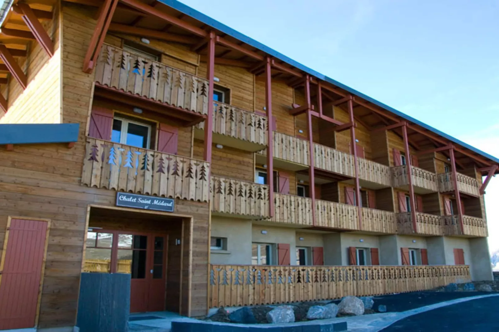 Les Chalets de l'Adet One alcove bedroom for six OTA - Extérieur hiver