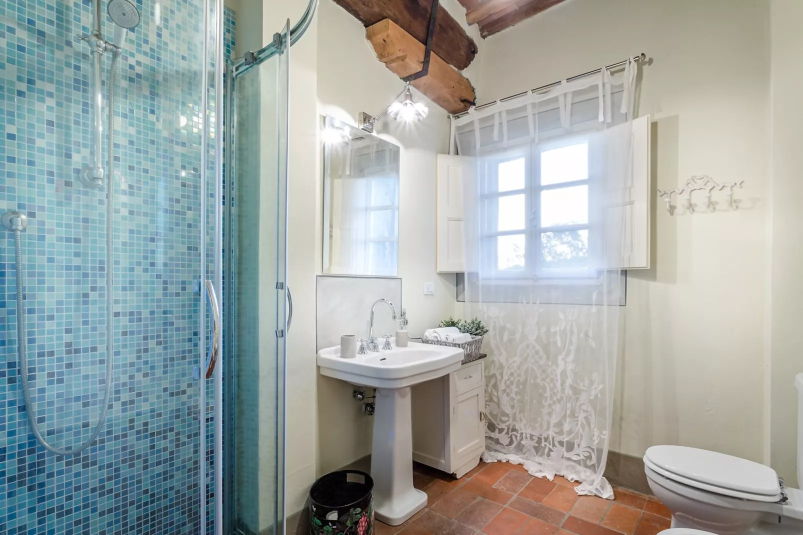 Il Frantoio Farmhouse Apartment - Badezimmer