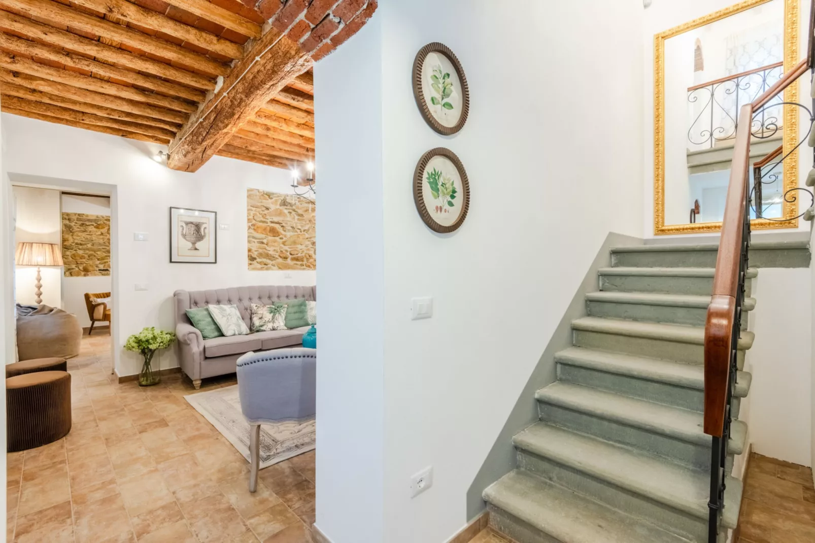 Molino Giusti Farmhouse - Wohnzimmer