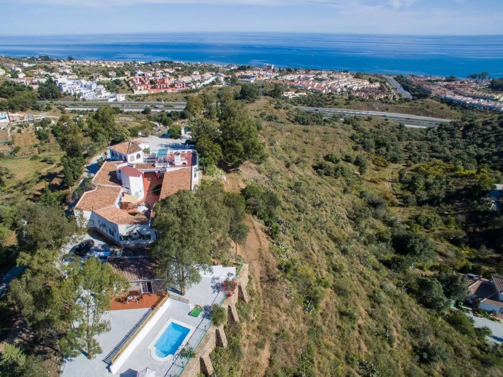 Casa Ronda mit privatem Pool in Chilches - Dehors
