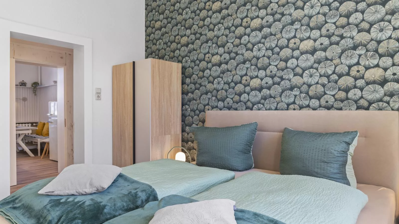 Villa Erika W7 Marianne mit Strandkorb - Chambre