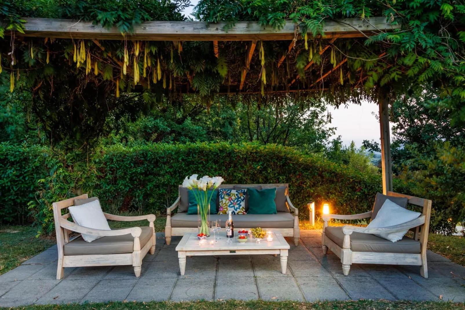 Casa San Gennaro at Borghetto Farmhouse - Terrasse/Balkon
