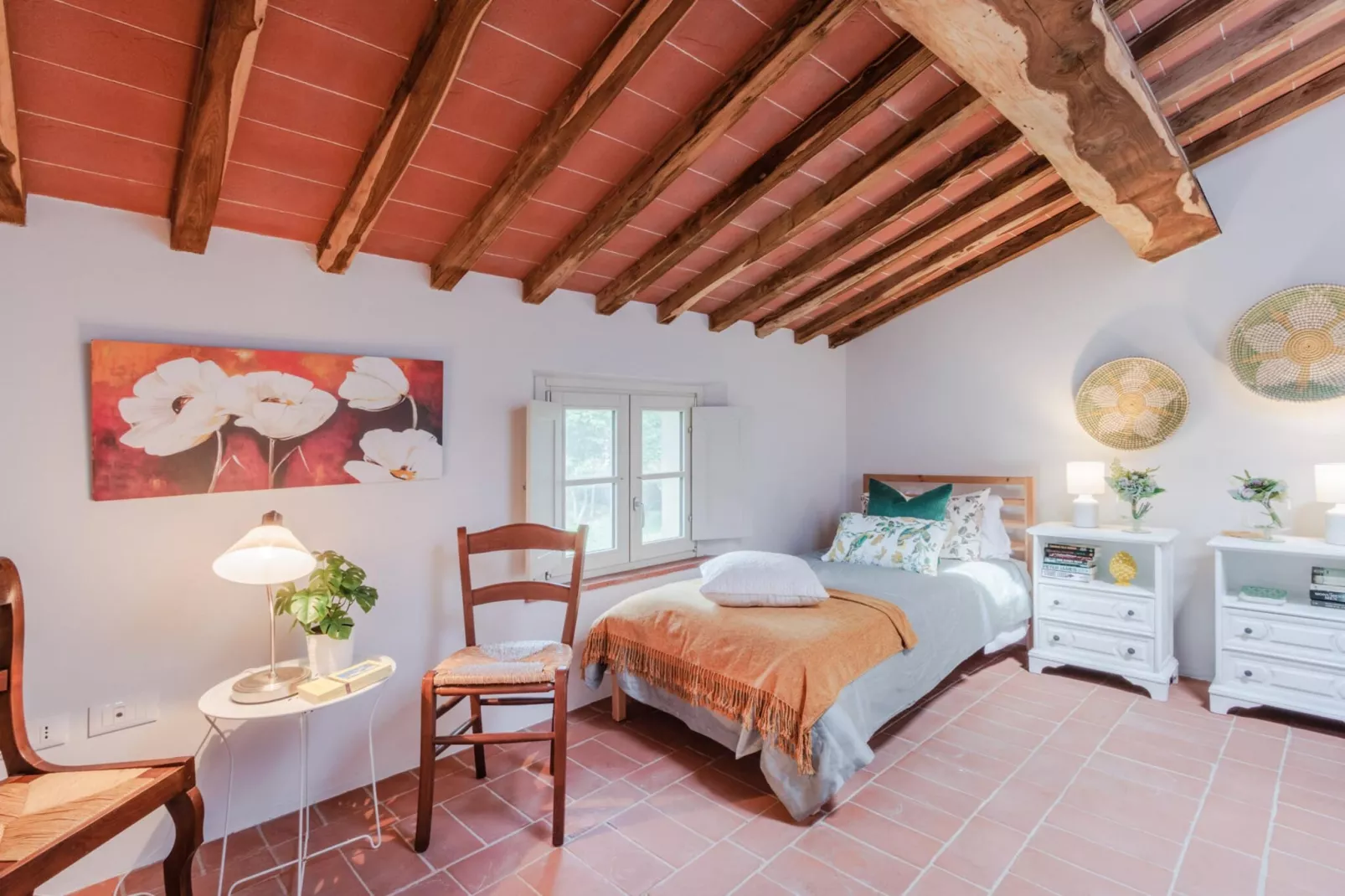Casa Bellavista at Borghetto Farmhouse - Schlafzimmer