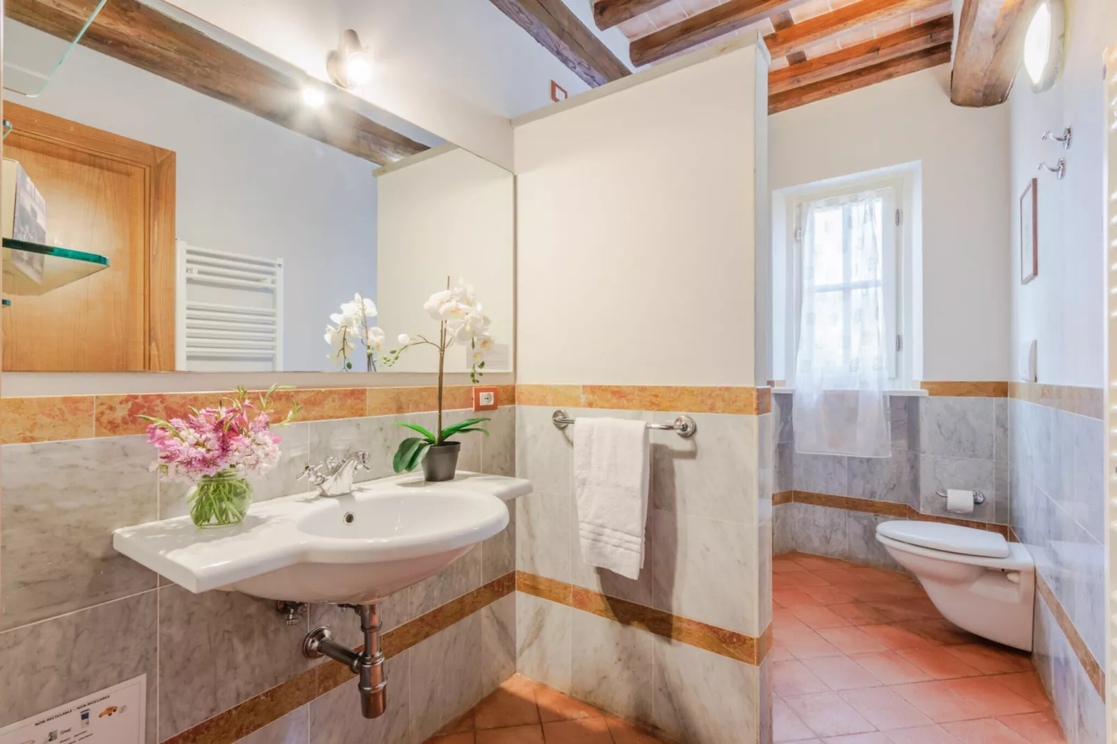 Jacopo Farmhouse Apartment in Wine Resort in Lucca - Bathroom