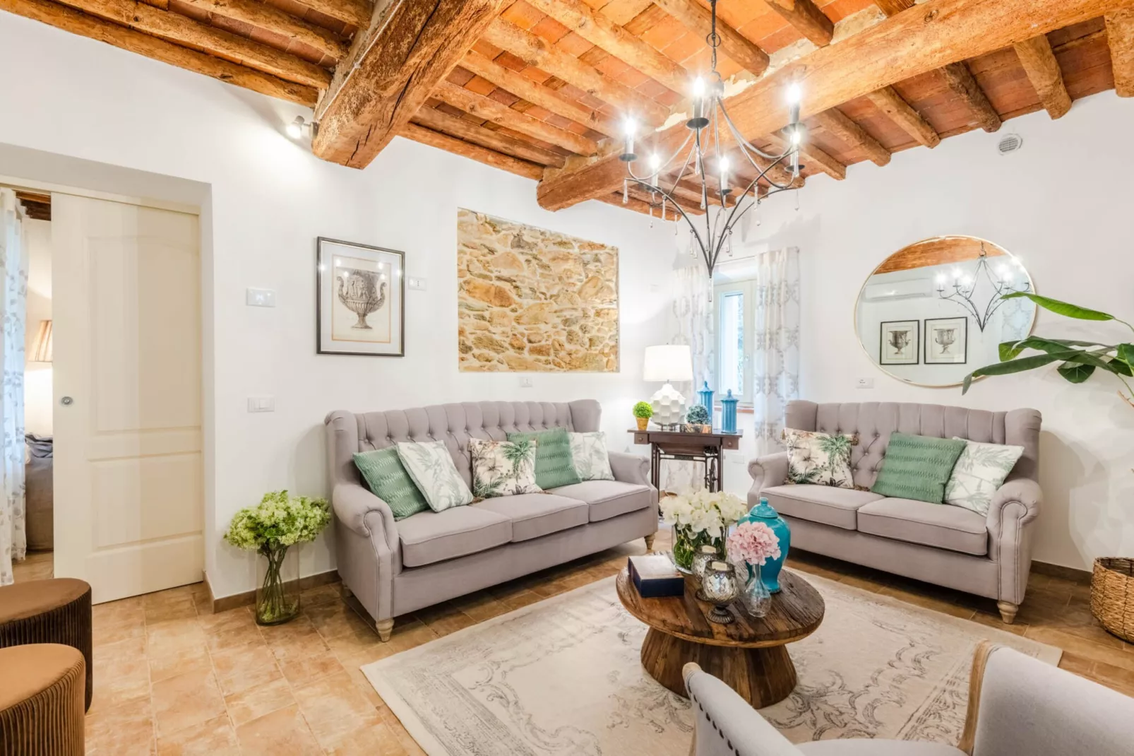 Molino Giusti Farmhouse - Wohnzimmer