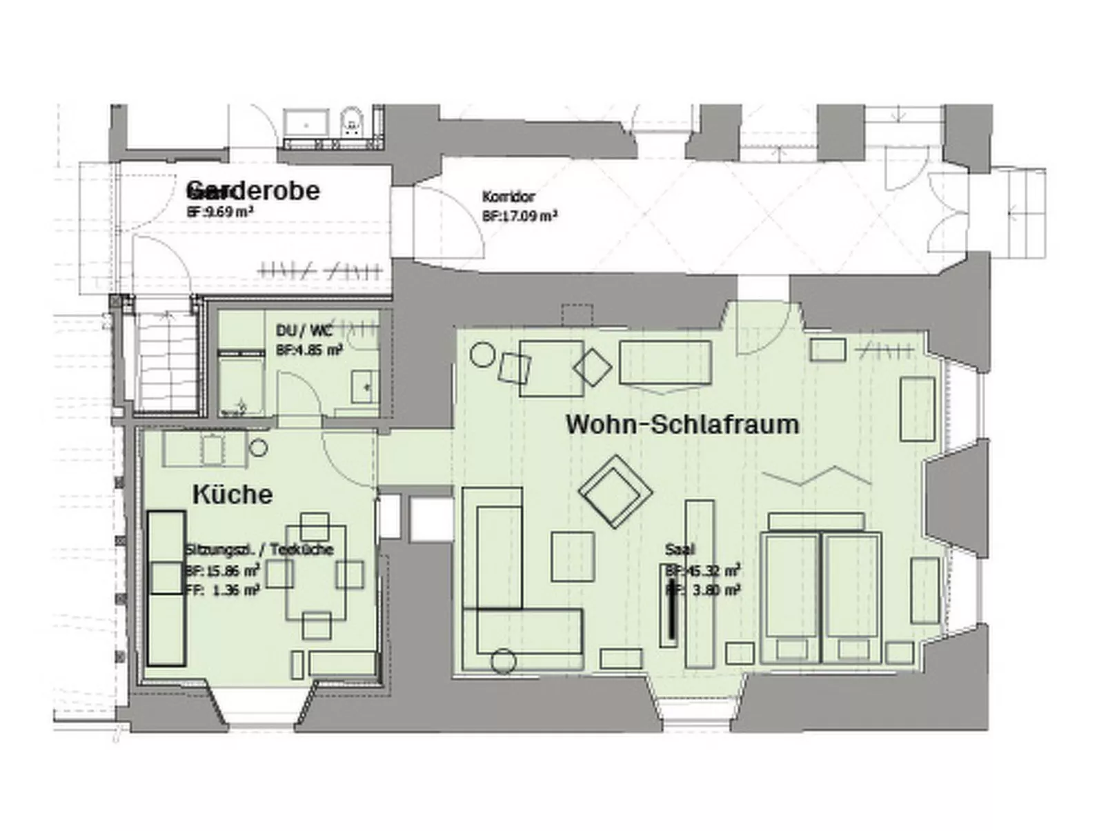 Haus Gujan, (Fideris). - Dedans