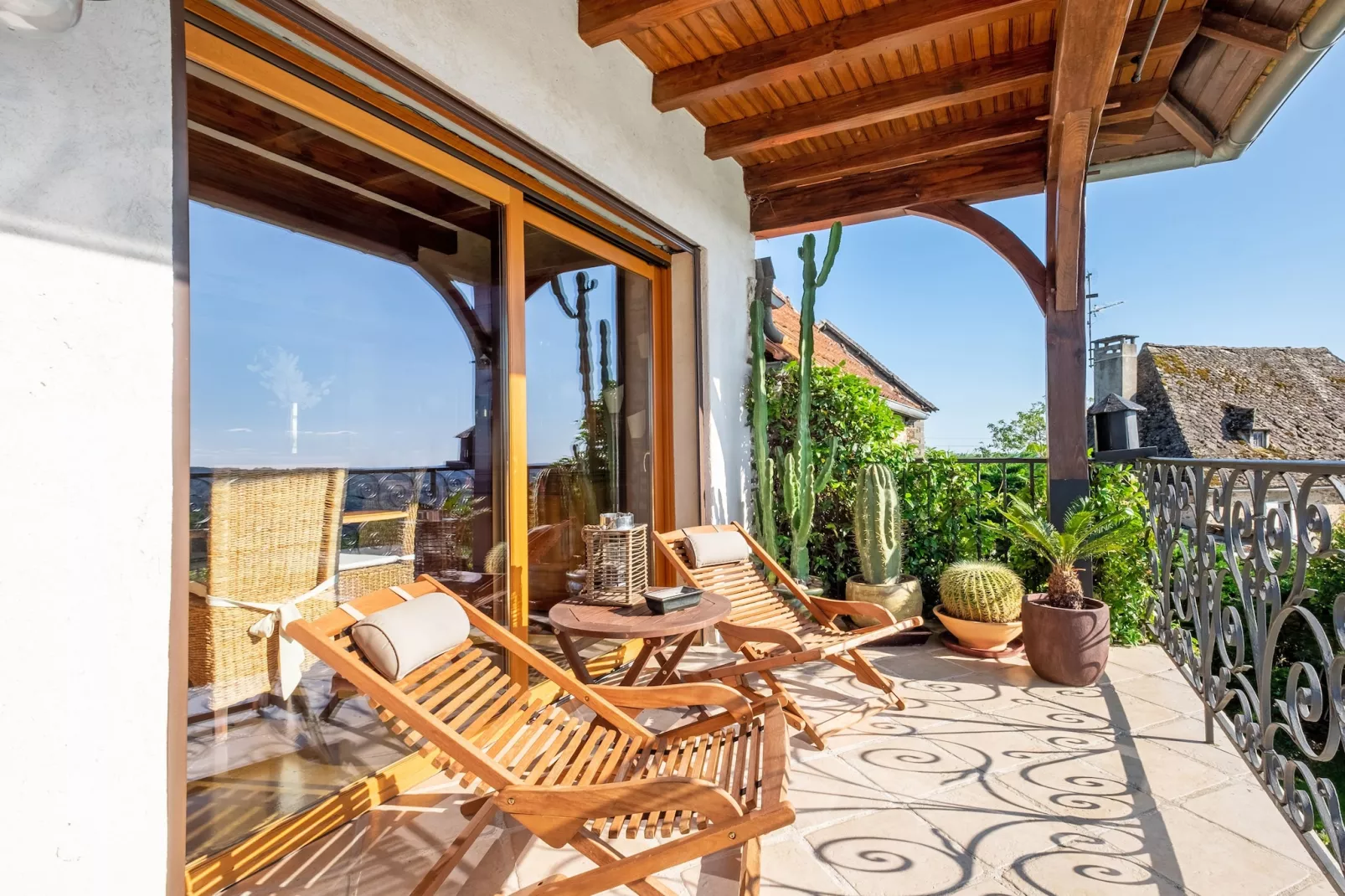 Altillac - Letreil - Terrasse/Balkon