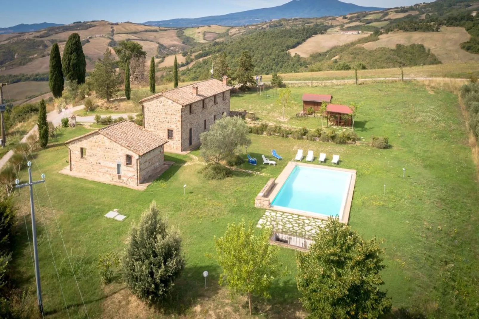 Podere Uliveto - Garten Sommer