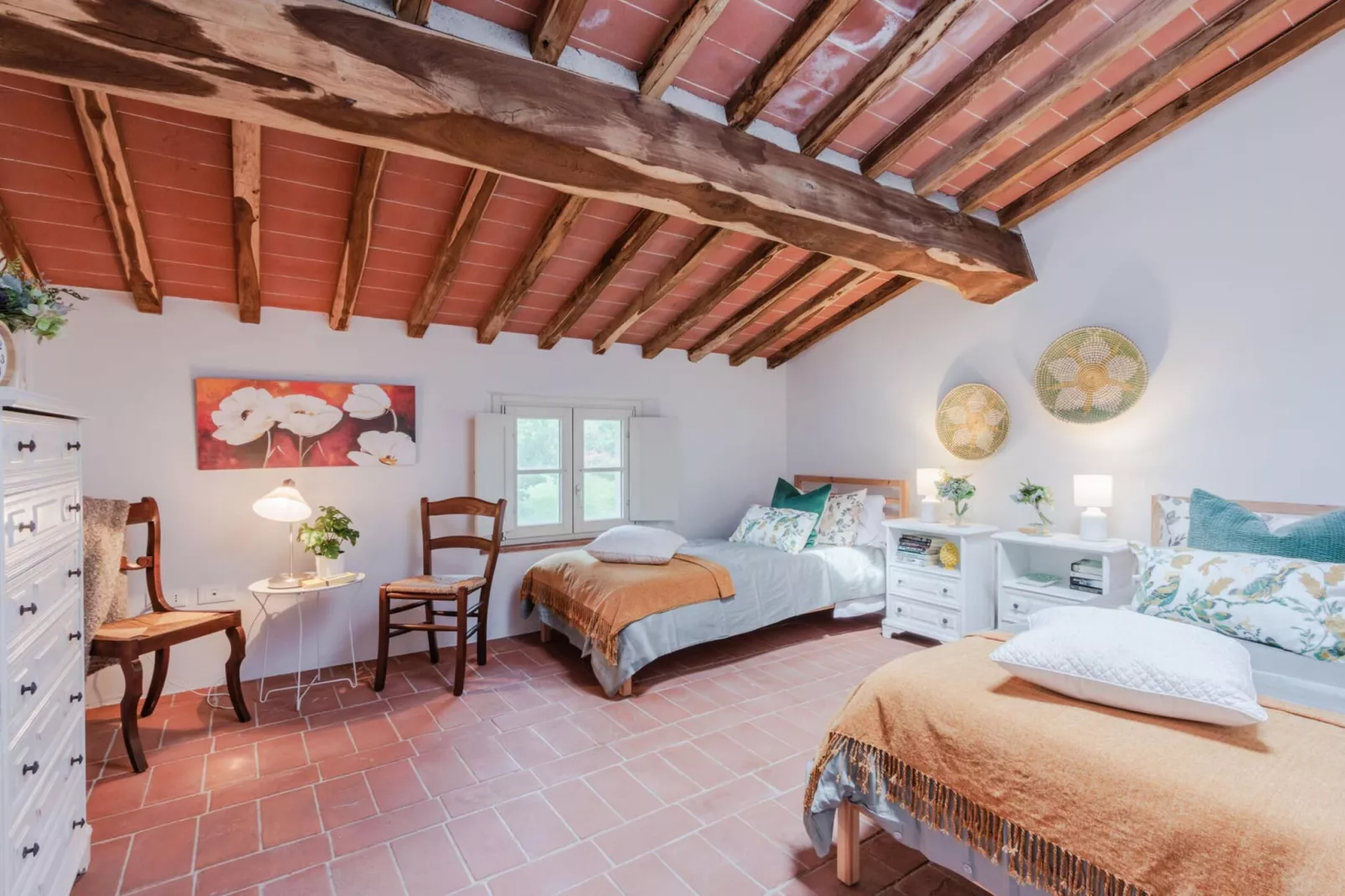 Casa Bellavista at Borghetto Farmhouse - Schlafzimmer